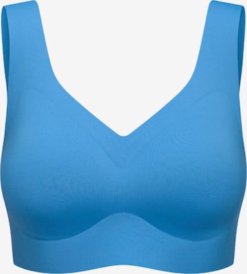cfab (formerly creamy fabrics) - Sujetador reductor 'Comfort Minimizer Back Support BH' en azul: frente