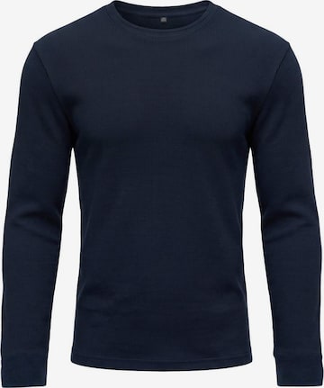 Sweat-shirt Trendyol en bleu : devant
