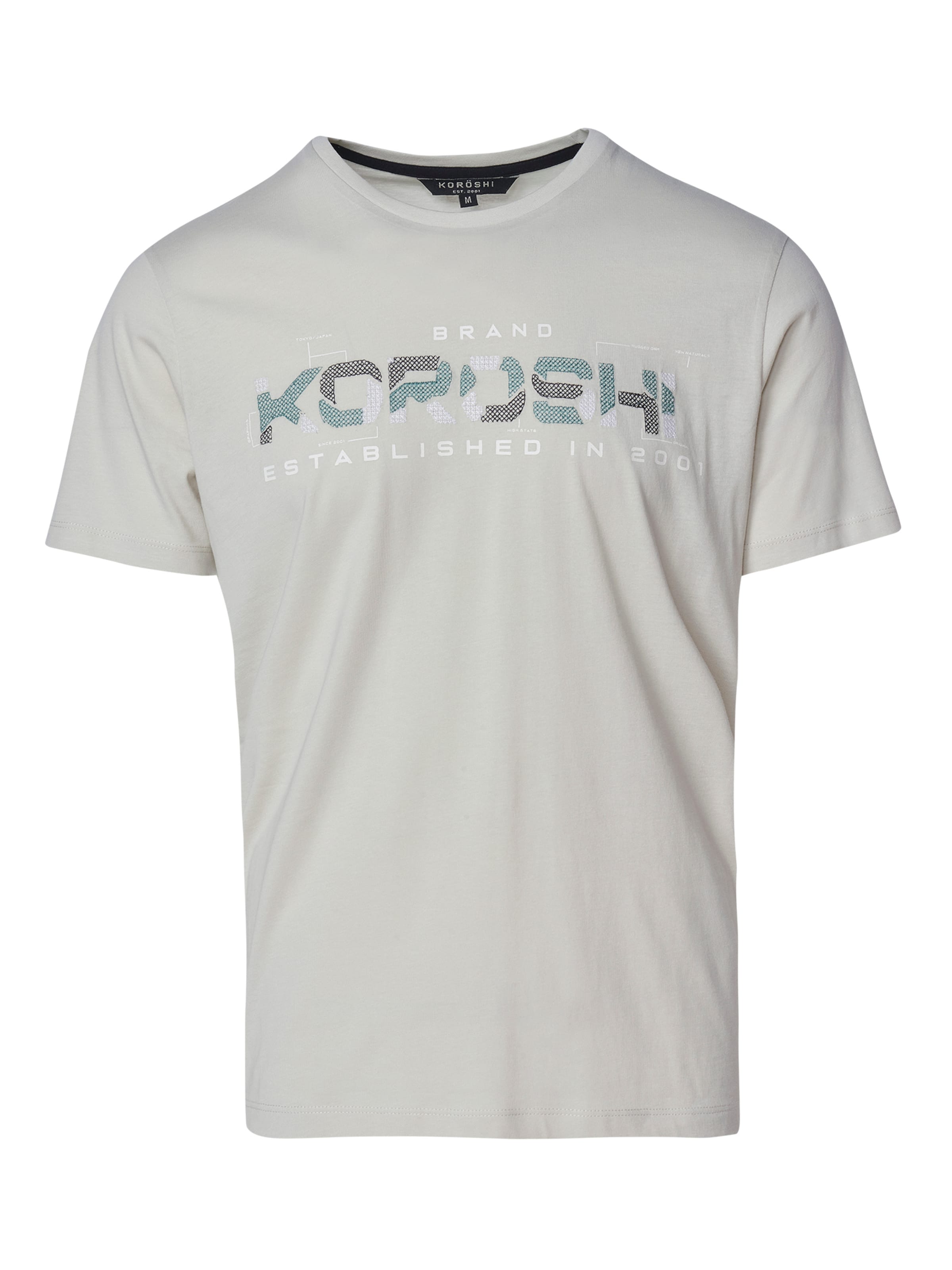 KOROSHI Shirt in Grey: front