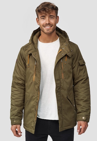 Veste d’hiver 'Elmhurts' INDICODE JEANS en vert : devant