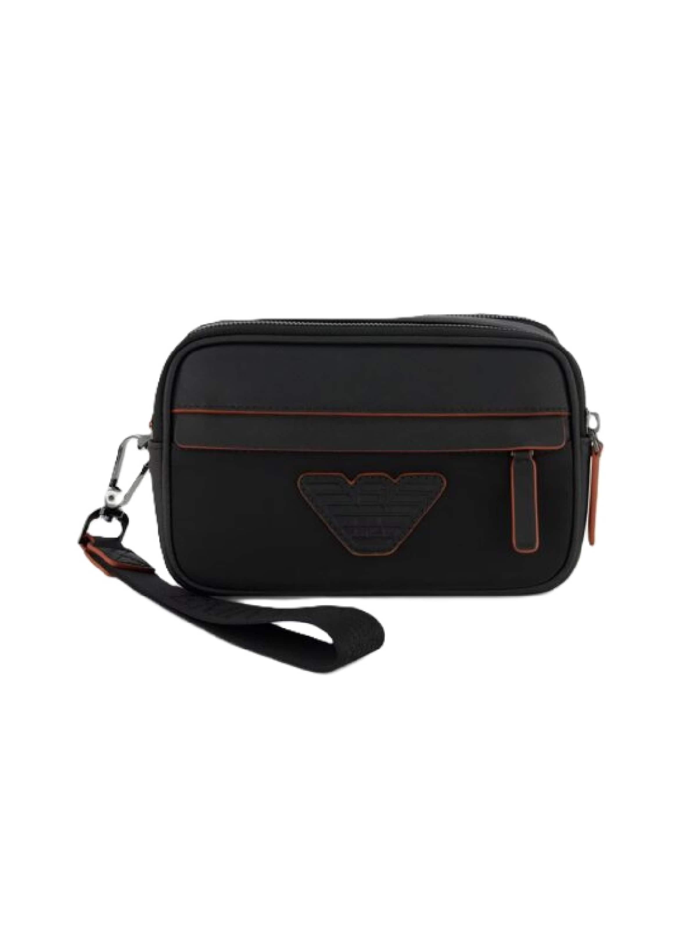 Nécessaire 'Y4R513' di Emporio Armani in nero: frontale