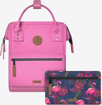 Cabaia Rucksack 'Adventurer' in Pink: Vorderseite