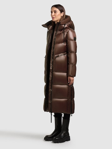 khujo Wintermantel 'Tonia' in Bruin