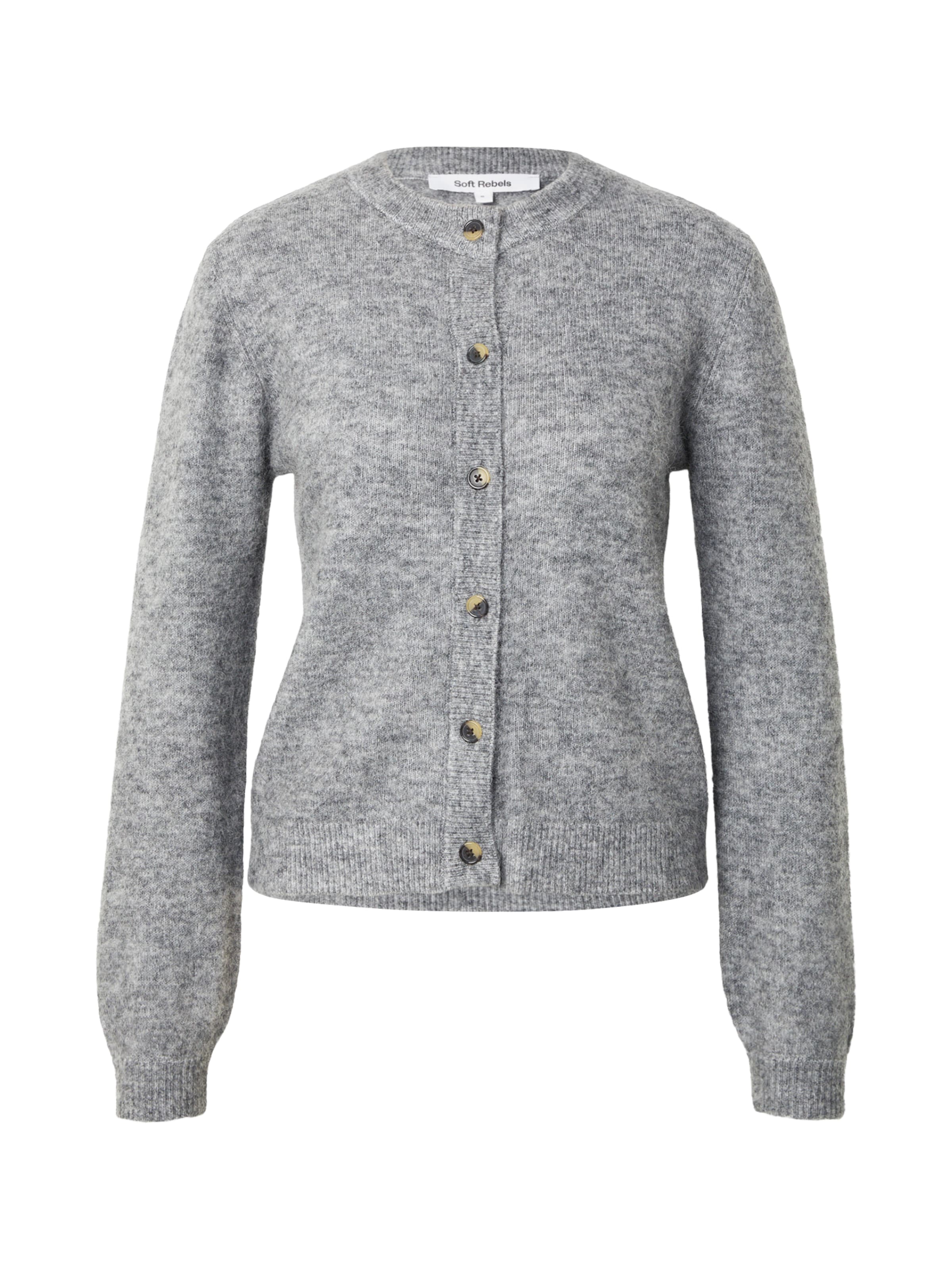 Soft Rebels - Cárdigan 'Allison' en gris: frente