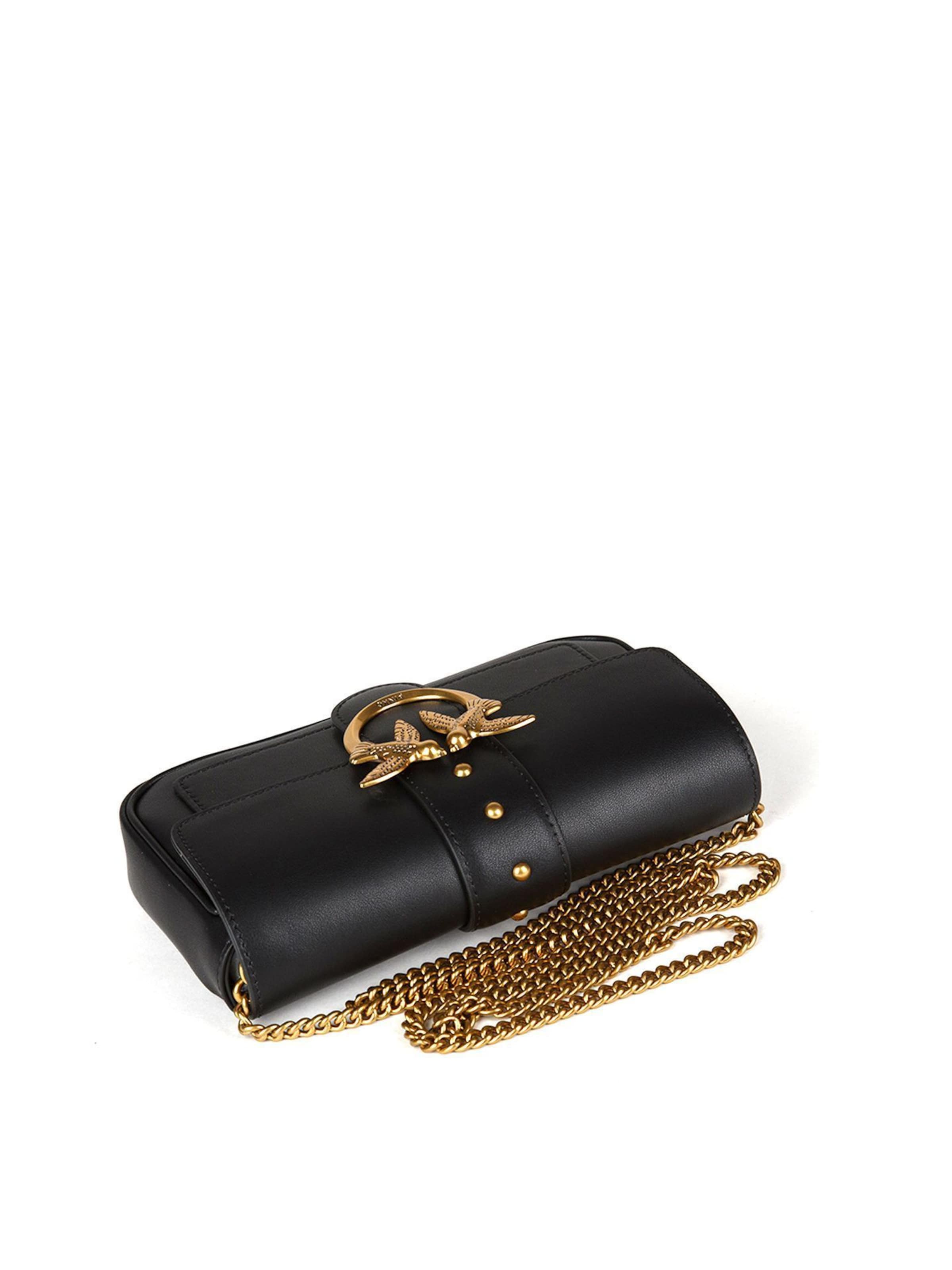 PINKO Crossbody bag 'Love One' in Black