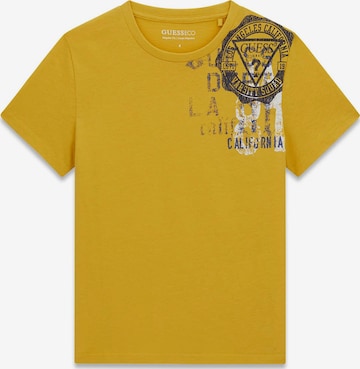 GUESS T-Shirt in Gelb: Vorderseite