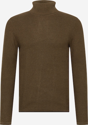 JACK & JONES Trui 'CARLOS' in Bruin: voorkant