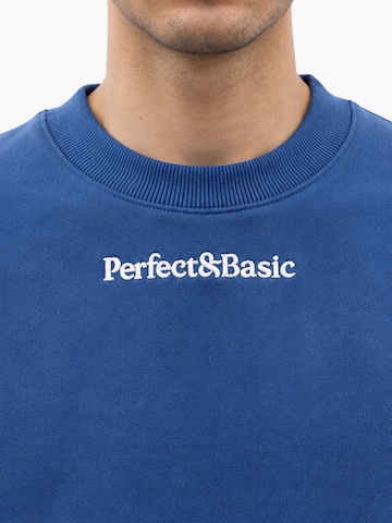 Pullover 'SWEAT SHIRT GARMENT DYED' di Perfect&Basic in blu