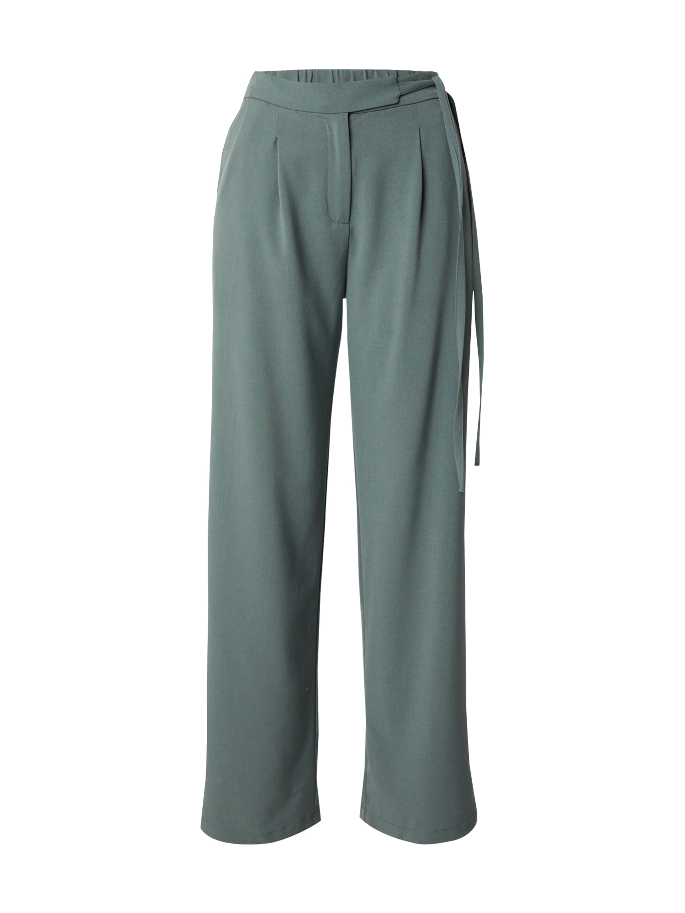 ABOUT YOU - Pantalón plisado 'Gemma' en verde: frente