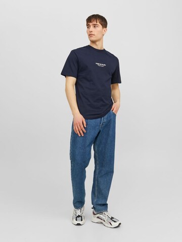 T-Shirt 'Vesterbro' JACK & JONES en bleu