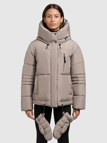 khujo - Casaco de inverno ' PEEKE ' em bege: frente