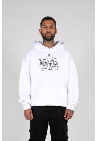 MJ Gonzales Sweatshirt 'Classic V.1' in White: front