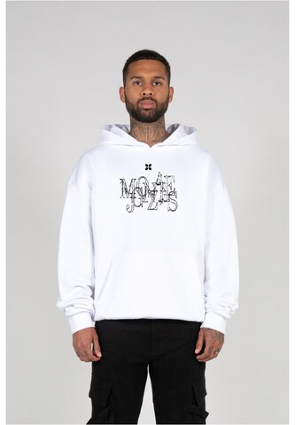 MJ Gonzales Sweatshirt 'Classic V.1' in Wit: voorkant