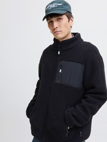 JACK & JONES Флисовая куртка 'JJThatcher' в Черный