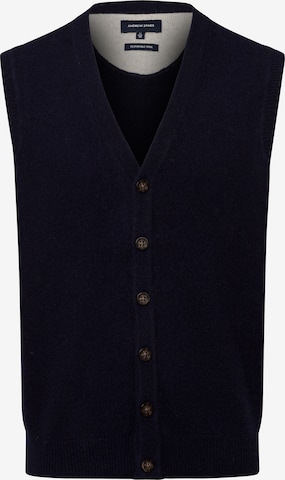 Andrew James Vest in Blue: front