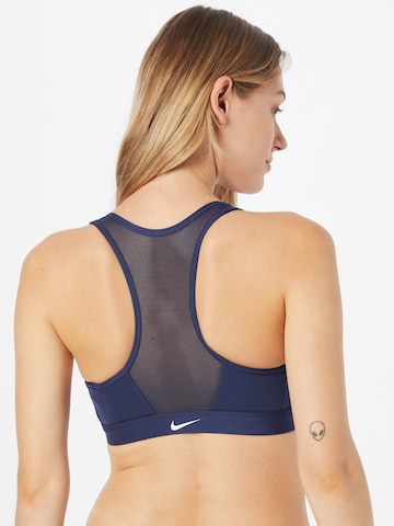 NIKE Bustier Sport-BH in Blau