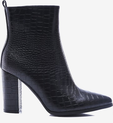 Bottines 'Croc' Smile Favorites en noir : devant