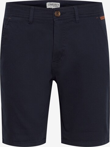 11 Project Regular Pants 'Galino' in Blue: front
