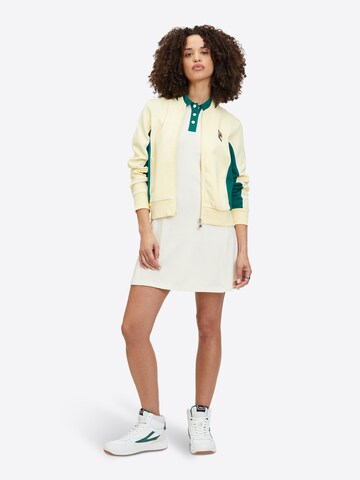 FILA - Casaco em moletão 'SETTANTA' em amarelo
