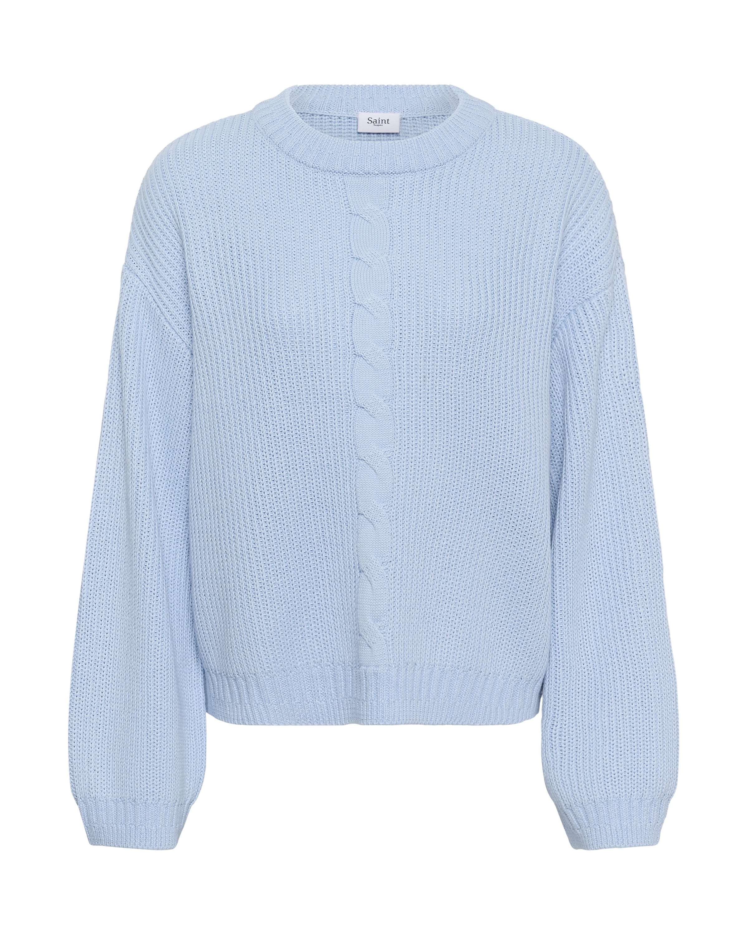 SAINT TROPEZ Trui in Blauw: voorkant