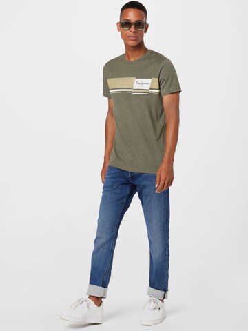 Pepe Jeans T-Shirt 'KADE' in Grün