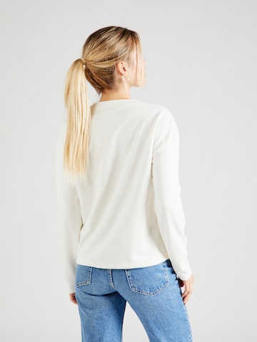 Veste de survêtement 'Frauke Sweater' ABOUT YOU en blanc