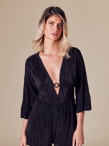 ABOUT YOU x Laura Giurcanu Jumpsuit 'Ashley' in Black: front