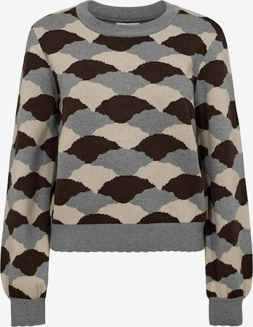 Pullover 'Lila' di NÜMPH in beige: frontale