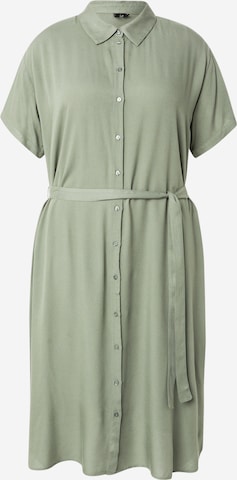 Robe-chemise 'VMBumpy' Vero Moda Curve en vert : devant