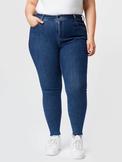 Levi's® Plus Jeans in blau, Modelansicht