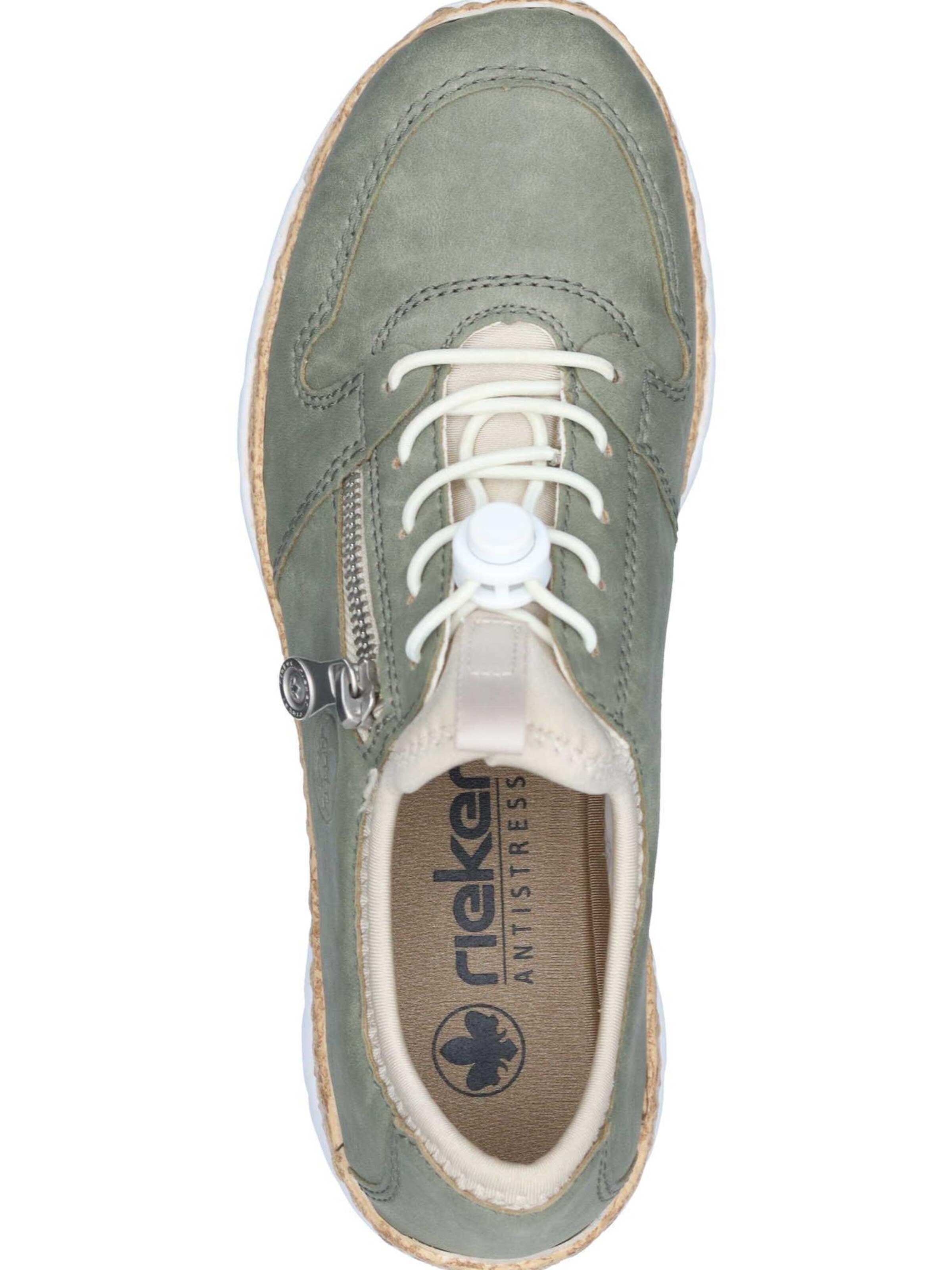 Rieker Classic Flats in Green