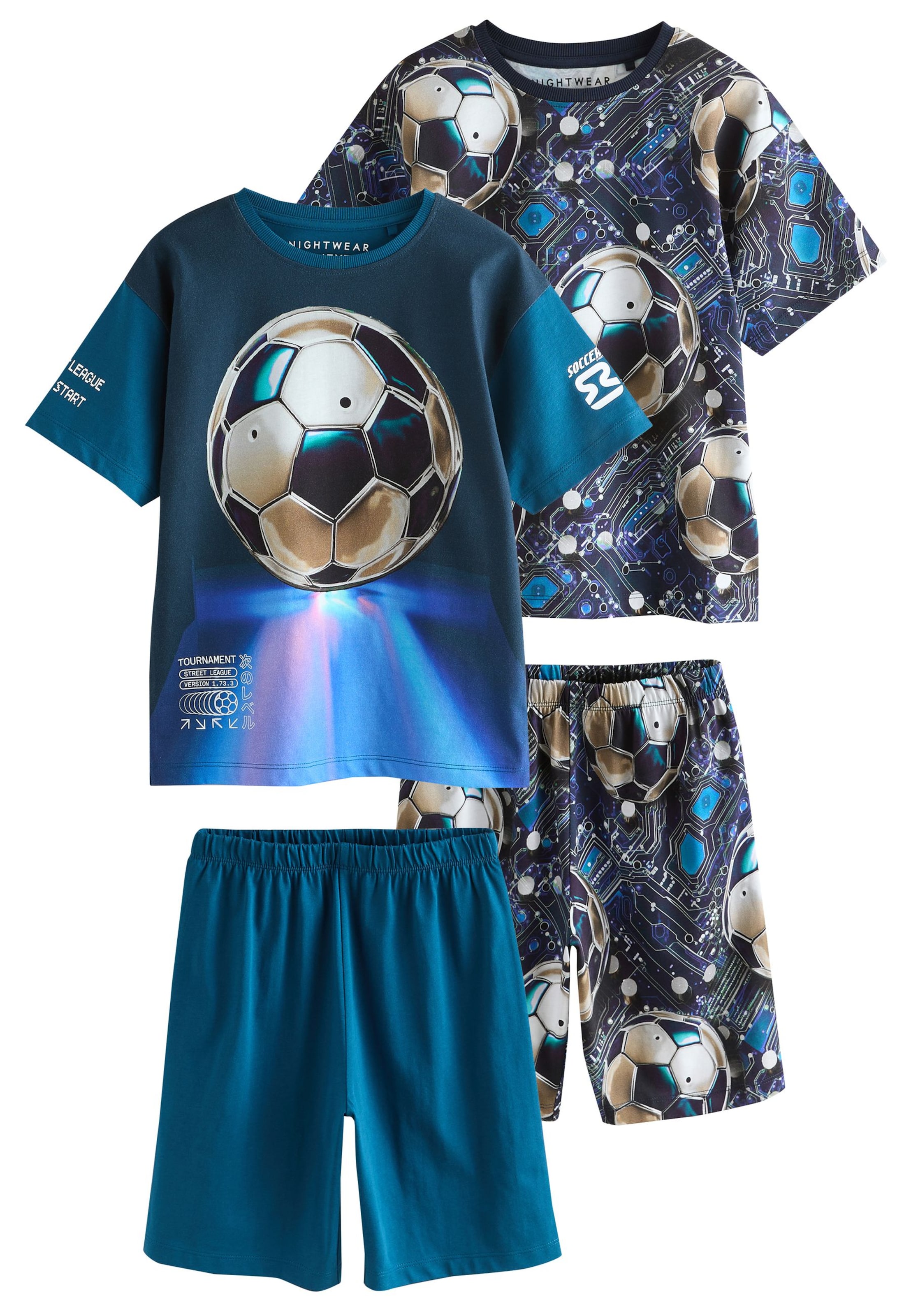 Next Pidžaama, värv sinine: eest vaates