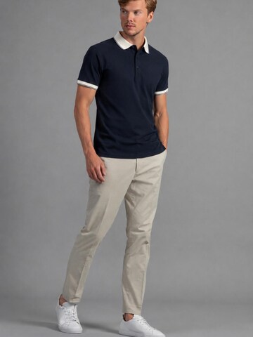 Laurent Vergne Shirt 'Philippe Polo - Donkerblauw' in Blue