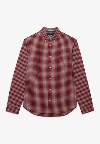 Superdry & Co Comfort fit Button Up Shirt in Red