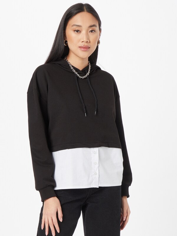 Trendyol - Sudadera en negro: frente