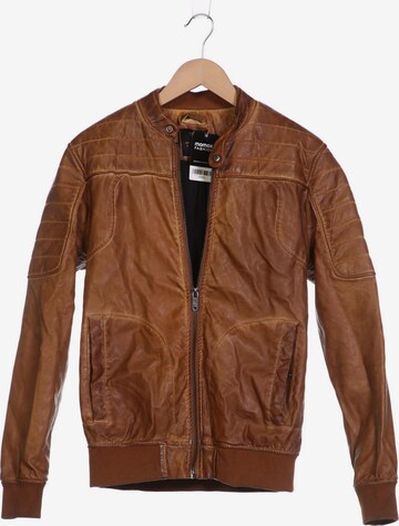 Bershka Jacket & Coat in M in Brown: front