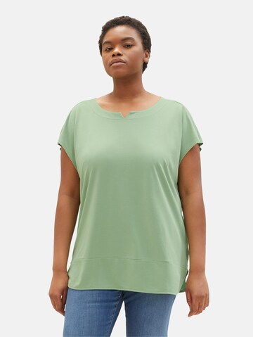 zaļš Tom Tailor Women + T-Krekls: no priekšpuses