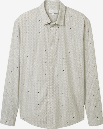 Coupe regular Chemise TOM TAILOR DENIM en blanc : devant