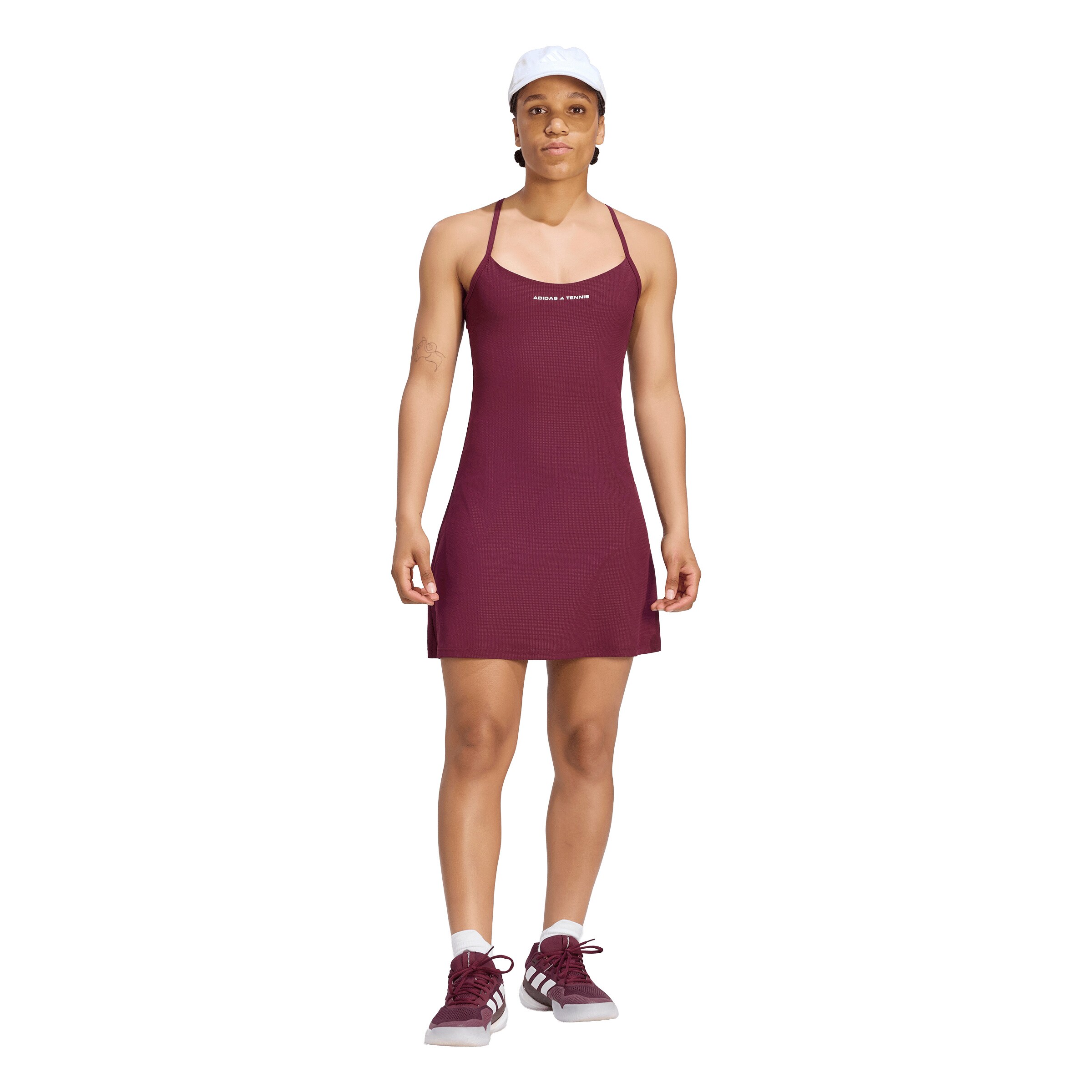 ADIDAS PERFORMANCE Sports dress in Brown: front