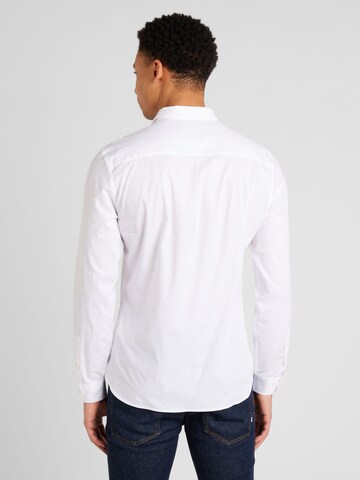 Lyle & Scott Slim fit Overhemd in Wit