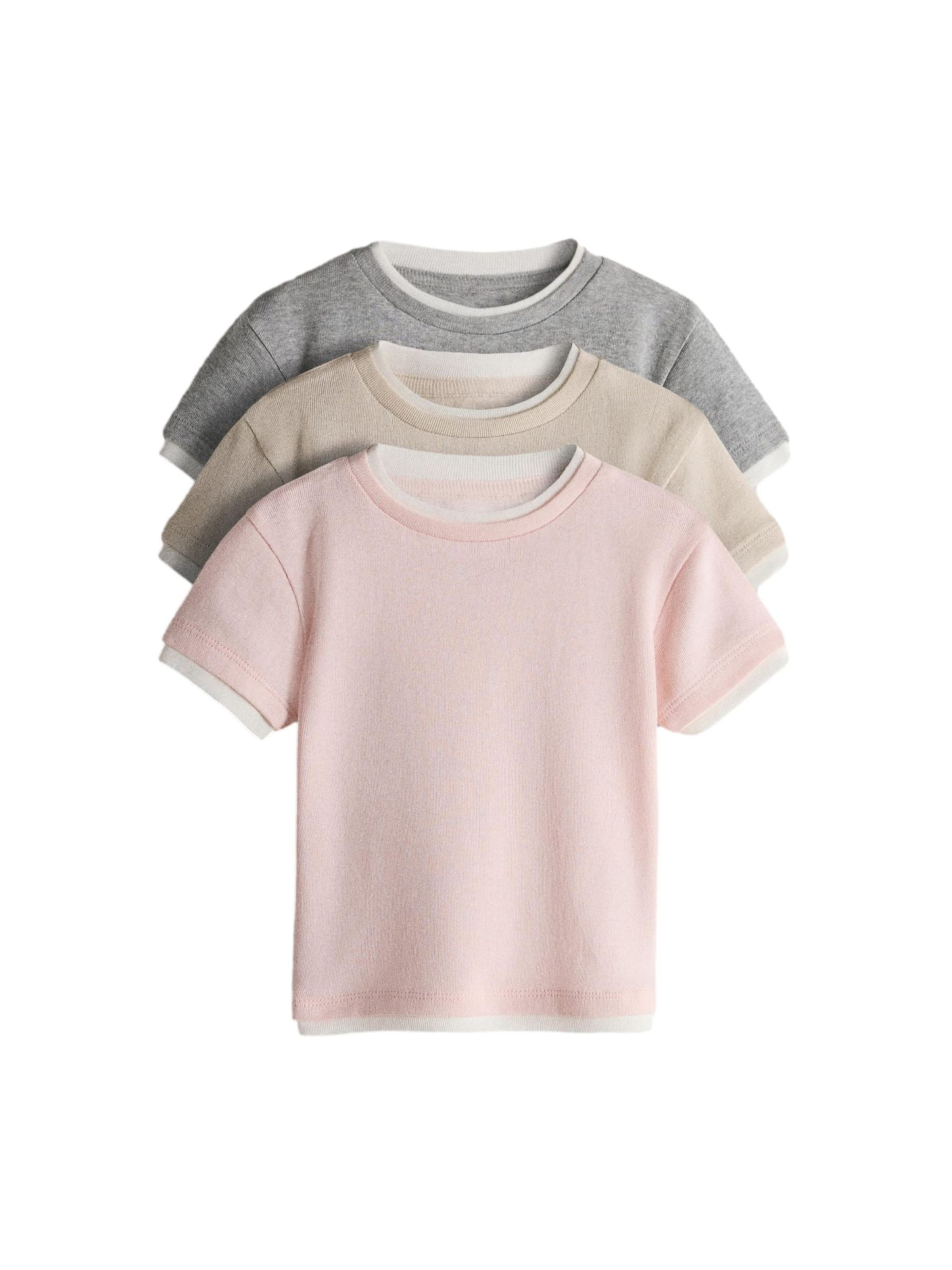 Tricou de la The Set pe bej: față