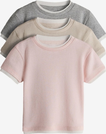 Tricou de la The Set pe bej: față