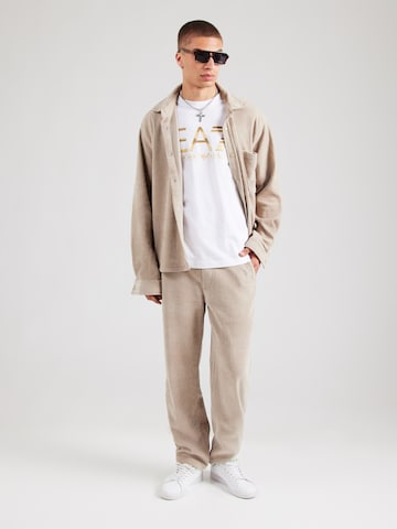 EA7 Emporio Armani Тениска в бяло