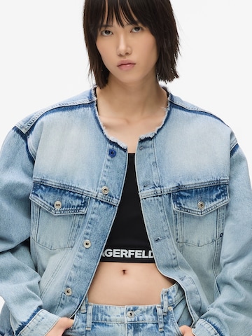 KARL LAGERFELD JEANS Демисезонная куртка в Синий