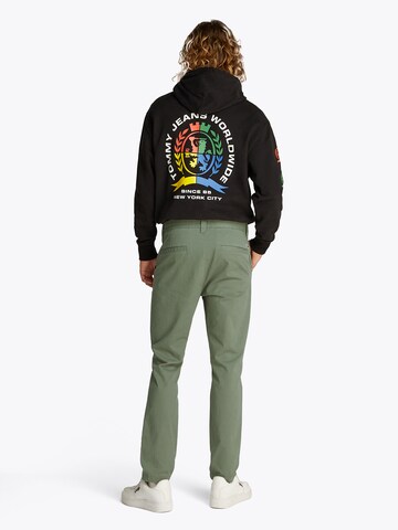 Tommy Jeans Regular Chino 'AUSTIN' in Groen