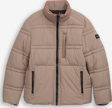 TOM TAILOR Winter jacket in Brown: front