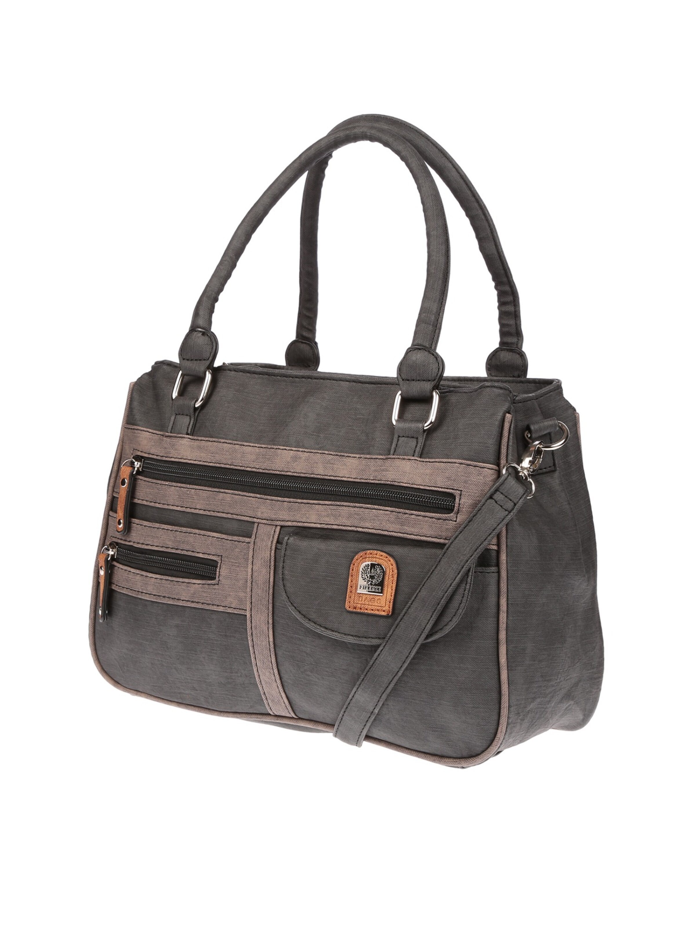 Christian Wippermann Handtasche 'Große Damen Tasche Umhängetasche Schultertasche'‌‌‌‌‌‌‌‌‌‌ in Grau