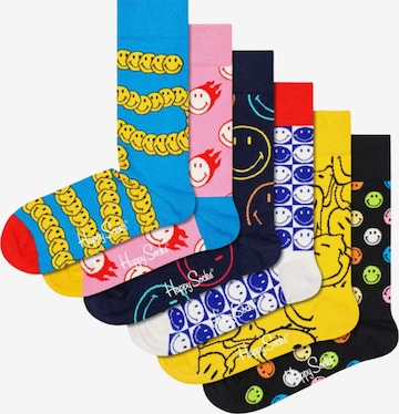 Happy Socks Socken '6er Pack - Smeily Socks Gift Set' in Mischfarben: Vorderseite
