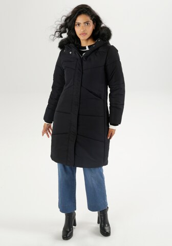 Aniston SELECTED Winter Coat in Black