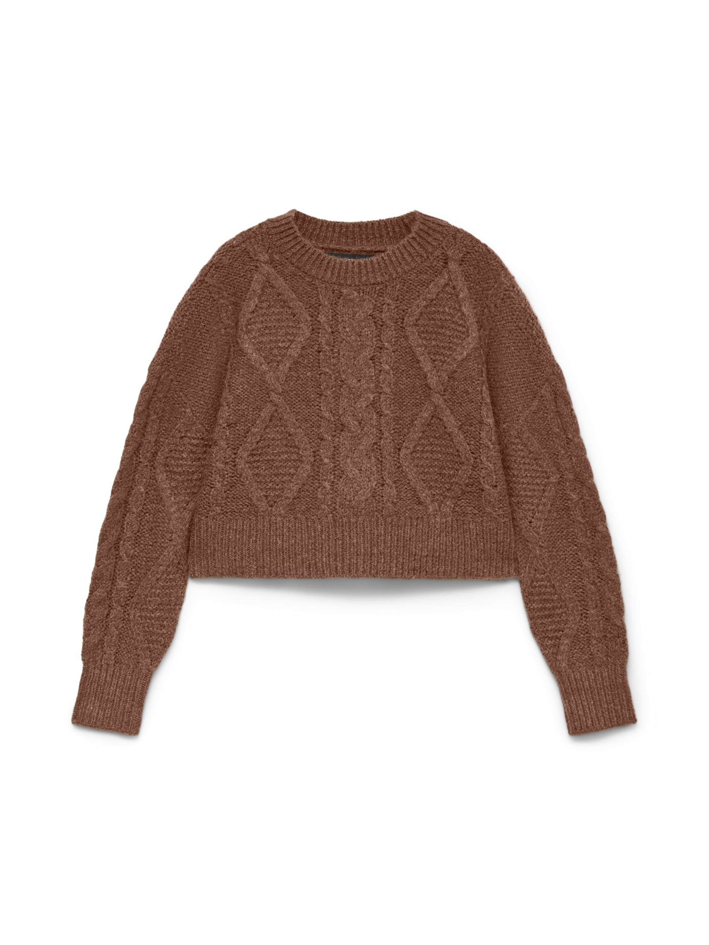 VERO MODA Pullover 'CHER' i L i brun, Produktvisning